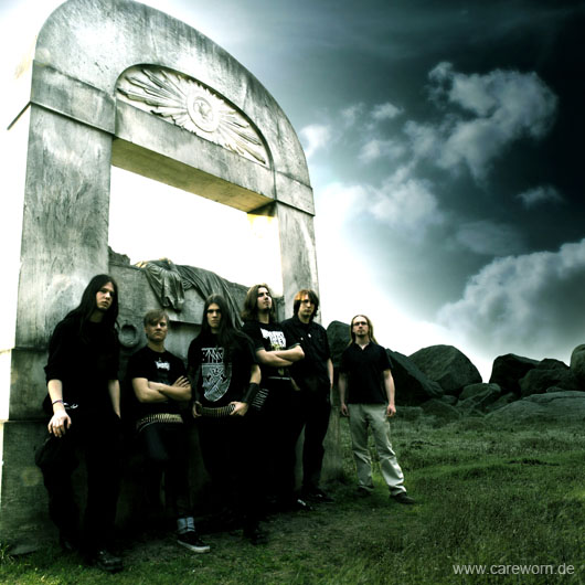 CAREWORN - Black Metal Band - Graveyard Fotoshooting