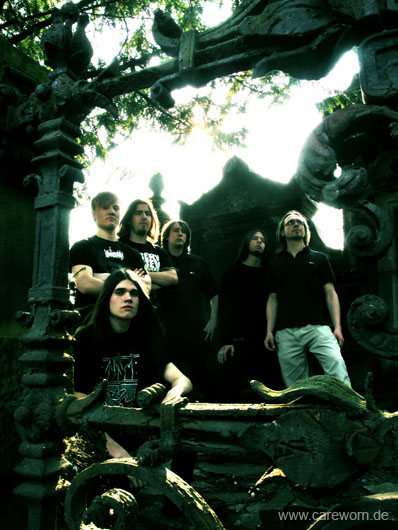 CAREWORN - Black Metal Band - Graveyard Fotoshooting